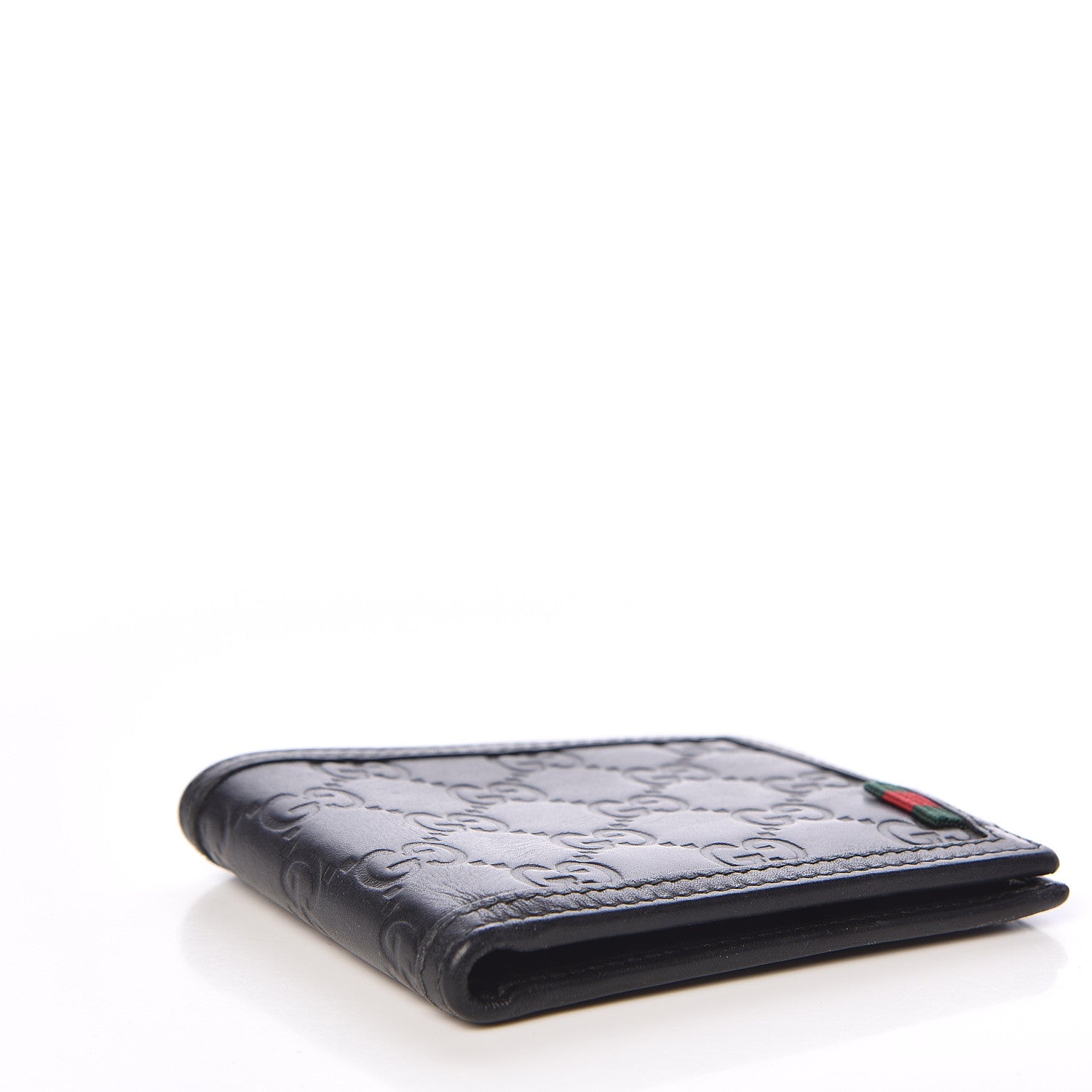 Gucci Guccissima Web Board Bi-Fold Wallet Black 4 of 6
