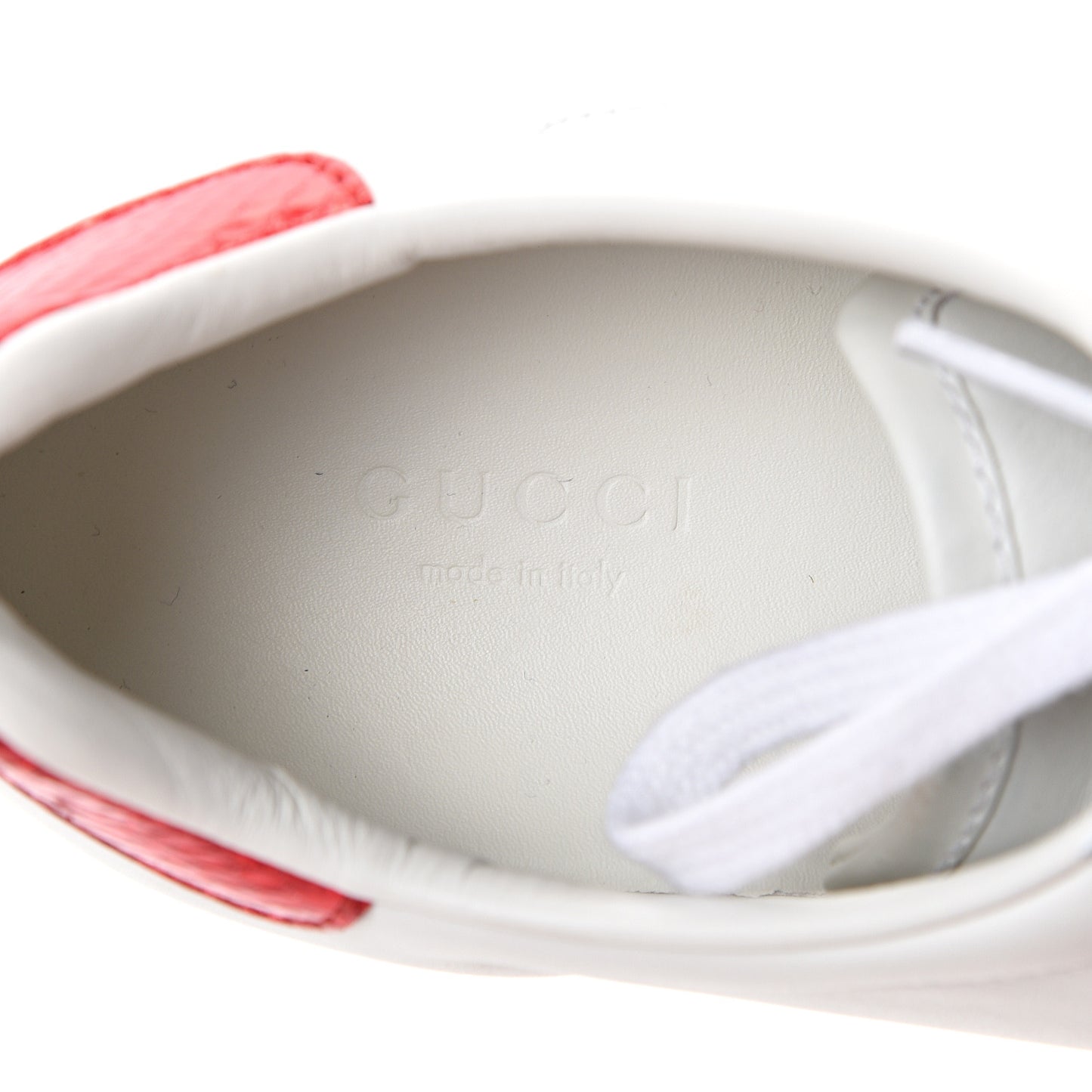 Calfskin Ayers Blind For Love Embroidered Womens Ace Sneakers 38 White