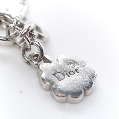 Christian Dior Crystal Heart Bracelet Silver 4 of 4