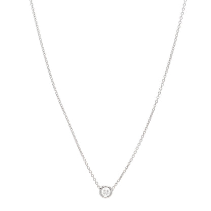 Roberto Coin 18K White Gold Diamond .10ct Diamonds by the Inch Pendant Necklace 1 of 5