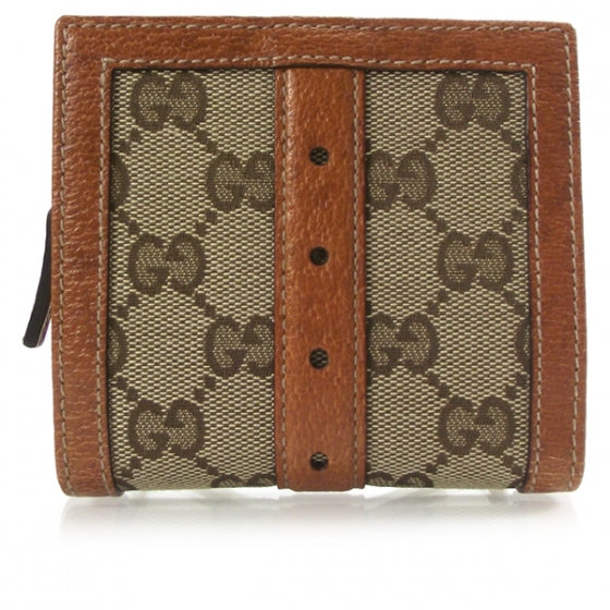 Gucci Monogram Buckle French Wallet 2 of 8