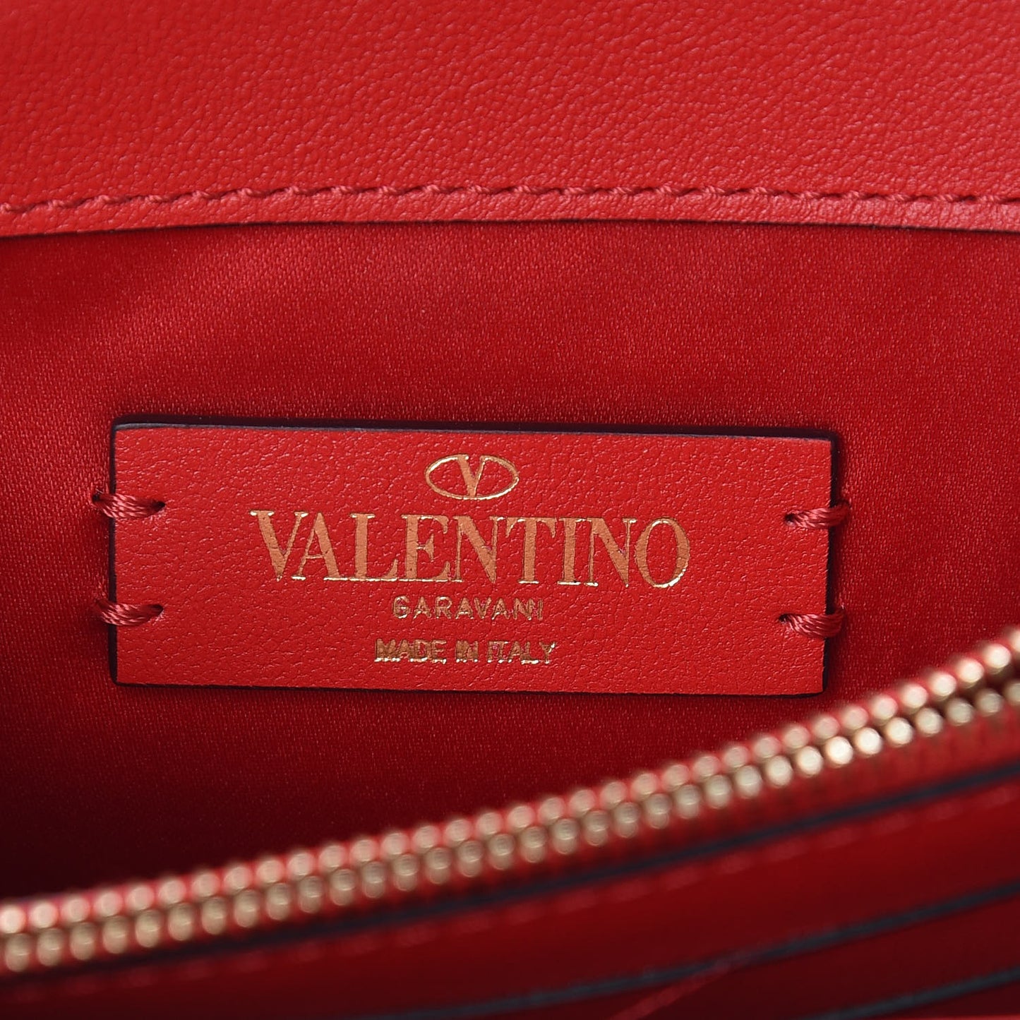 Smooth Calfskin Mini Vring Crossbody Bag Rouge Pur