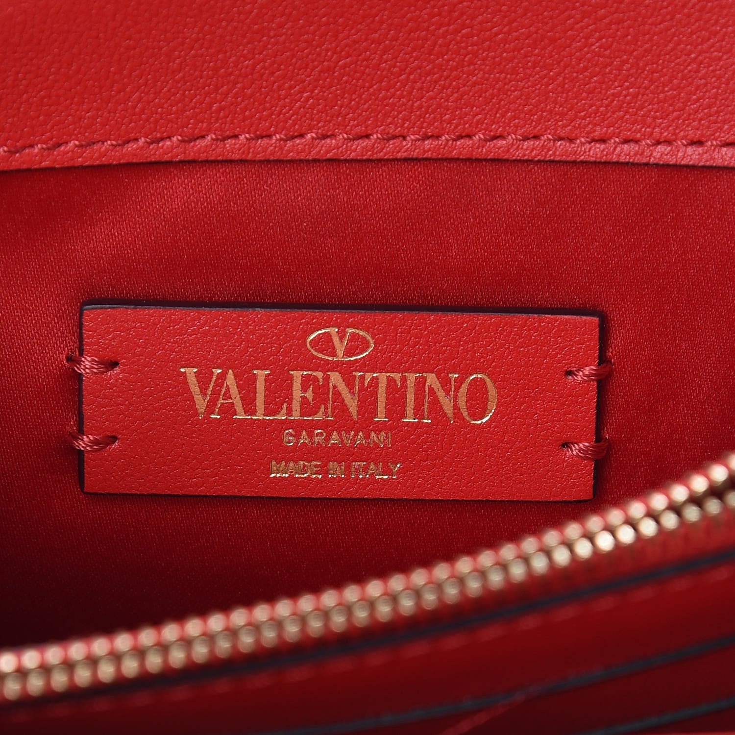 Valentino Garavani Smooth Calfskin Mini Vring Crossbody Bag Rouge Pur 6 of 8