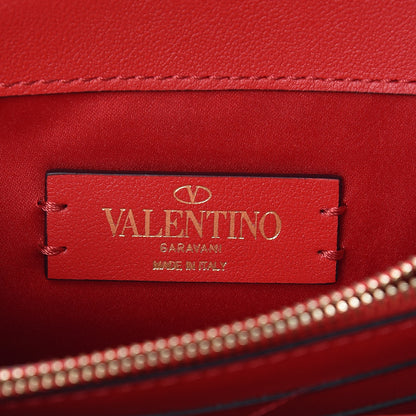 Valentino Garavani Smooth Calfskin Mini Vring Crossbody Bag Rouge Pur 6 of 8