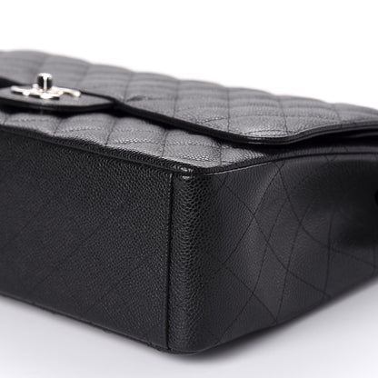 Chanel Caviar Quilted Maxi Double Flap Black 8 of 12