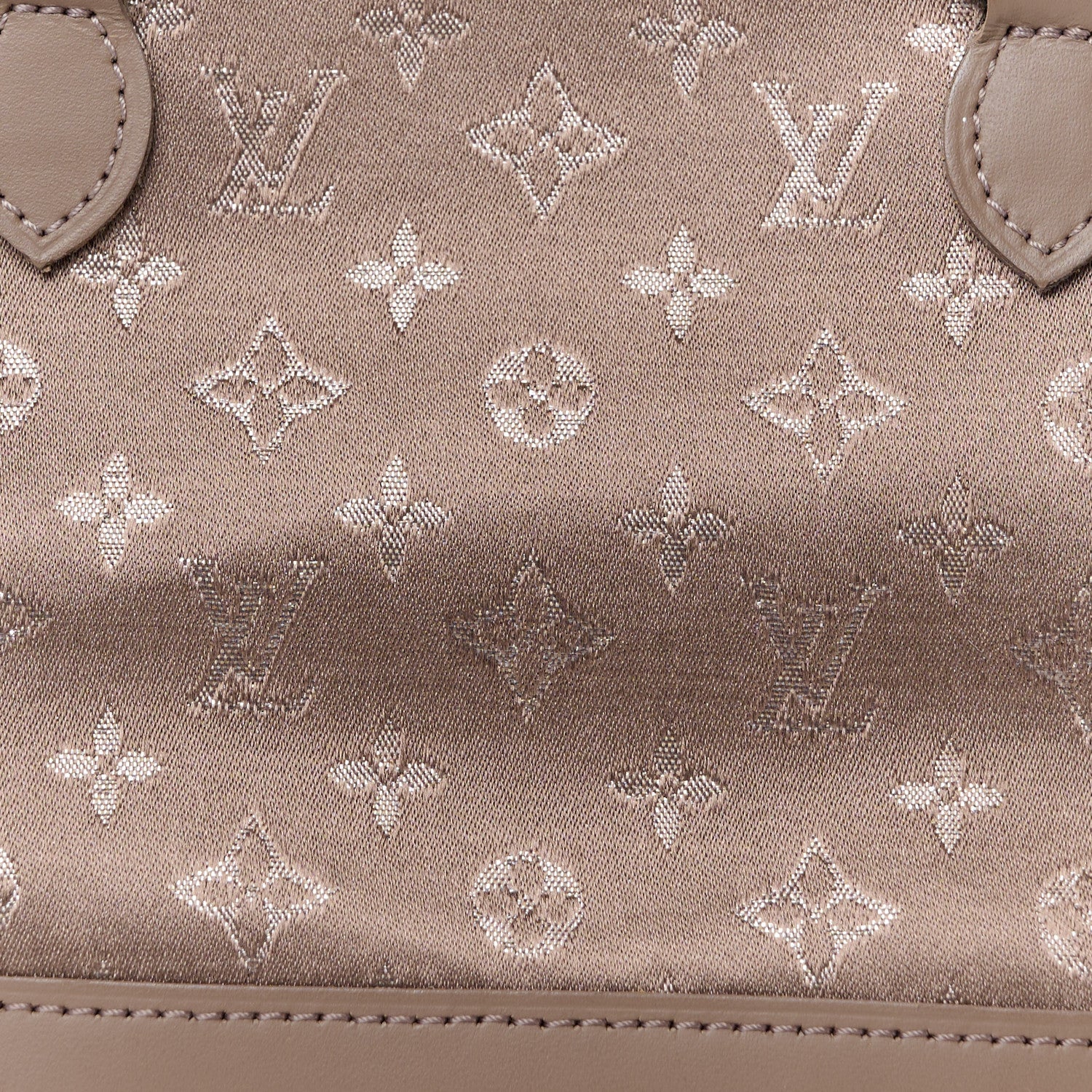 Louis Vuitton Satin Monogram Little Alma Taupe 7 of 9