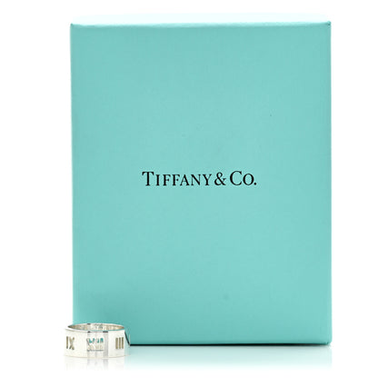 Tiffany Sterling Silver Wide Atlas Pierced Ring 50 5.5 5 of 5