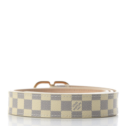 Louis Vuitton Damier Azur 25mm Mini Belt 85 34 2 of 7