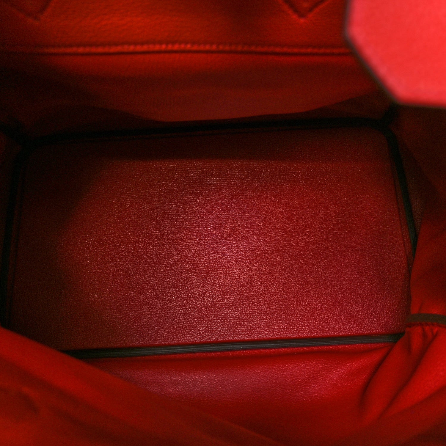 Hermes Togo HAC Birkin 40  Rouge Casaque 4 of 11