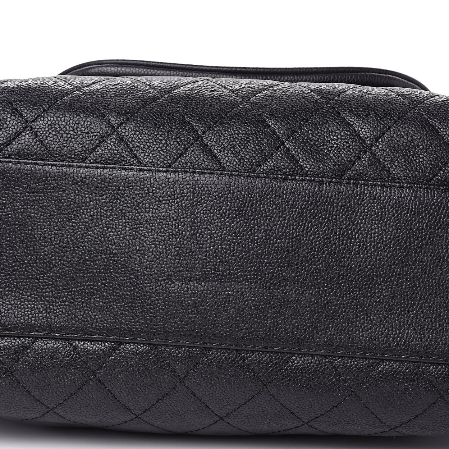 Caviar Quilted Timeless Accordion Flap Black