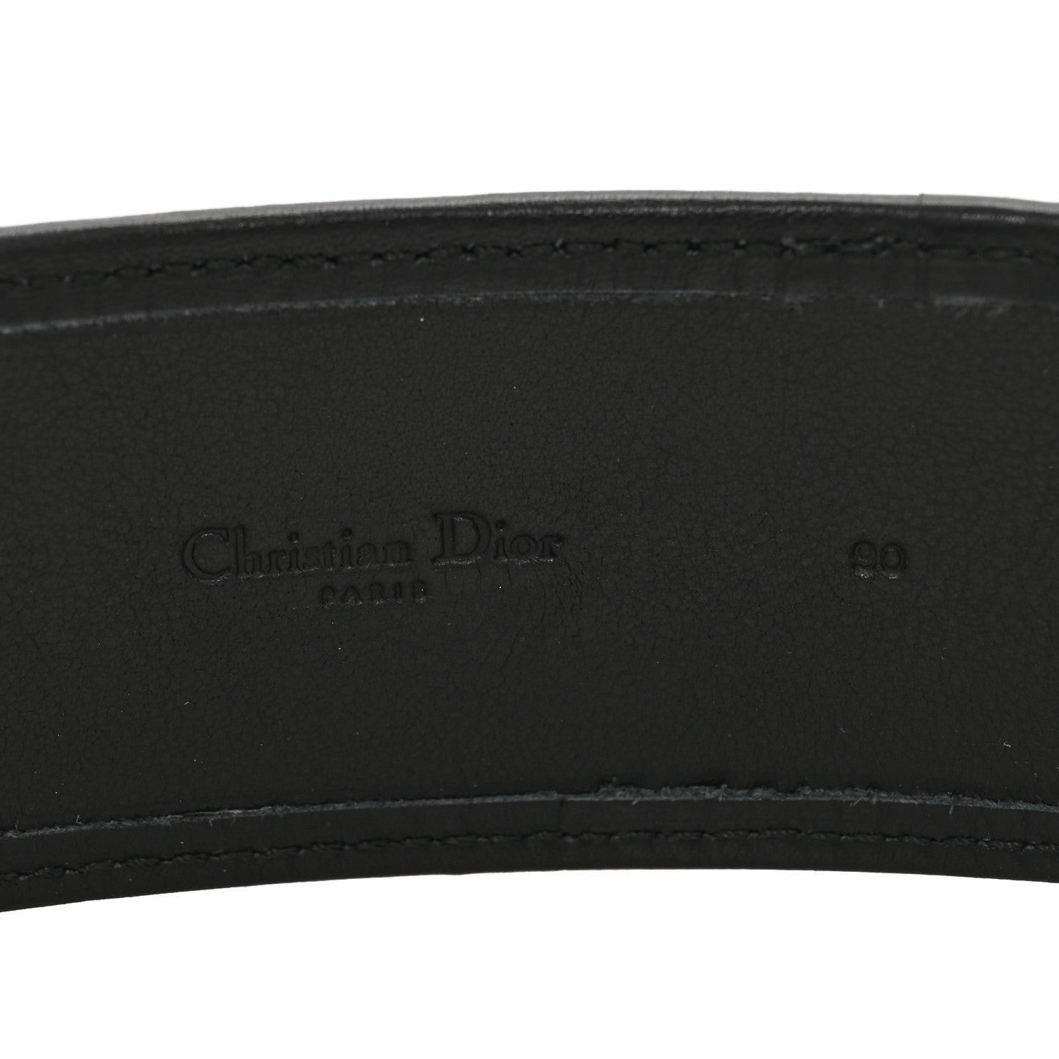 Christian Dior Oblique Belt 90 Black 4 of 6