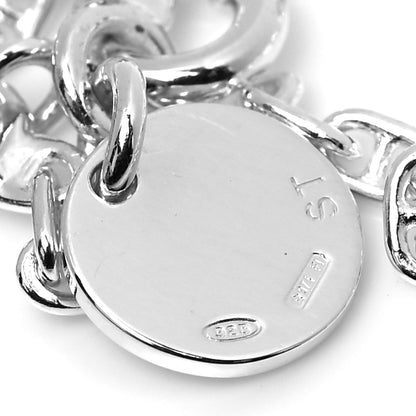 Hermes Sterling Silver Mini Birkin Amulette Bracelet ST 5 of 5