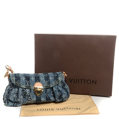 Louis Vuitton Denim Raye Mini Pleaty 5 of 8