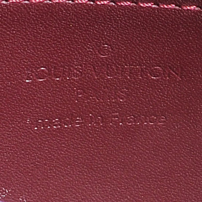Louis Vuitton Vernis Zippy Coin Purse Wallet Rouge Fauviste 6 of 7