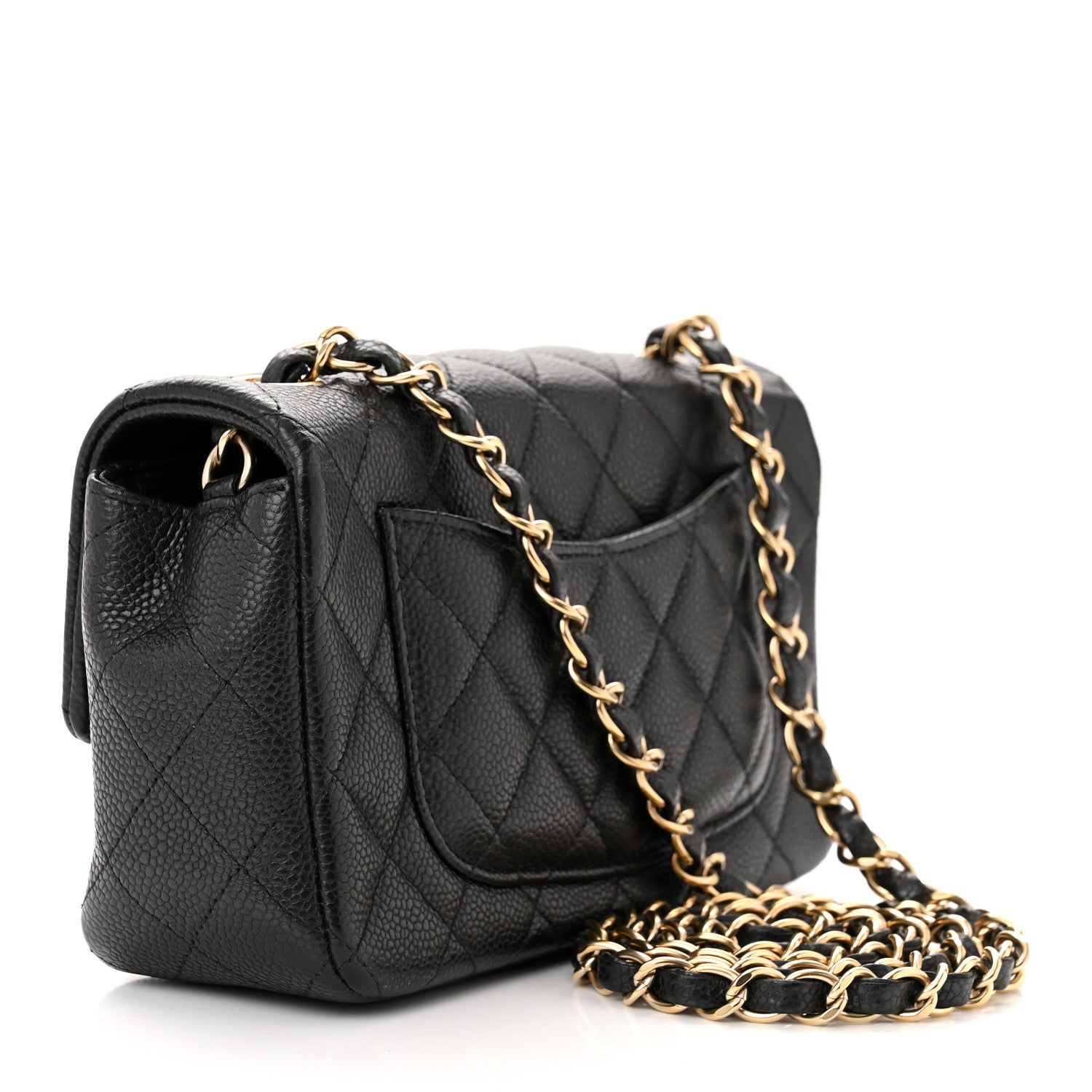 Chanel Caviar Quilted Mini Rectangular Flap Black 3 of 11