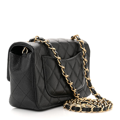 Chanel Caviar Quilted Mini Rectangular Flap Black 3 of 11