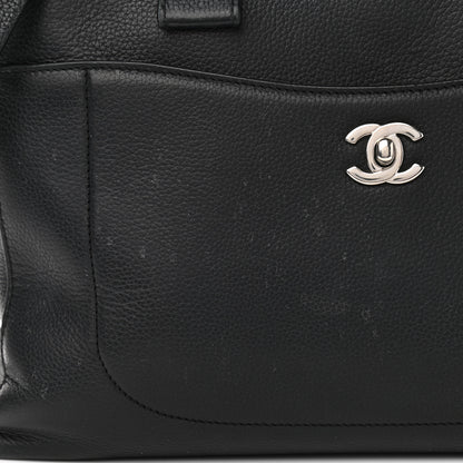 Chanel Grained Calfskin Small Neo Executive Shopper Tote Black 11 of 17