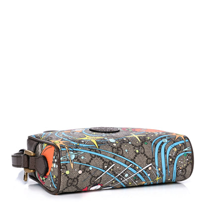 Gucci X DISNEY GG Supreme Monogram Donald Duck Interlocking G Shoulder Bag Beige Multicolor New Acero 4 of 14