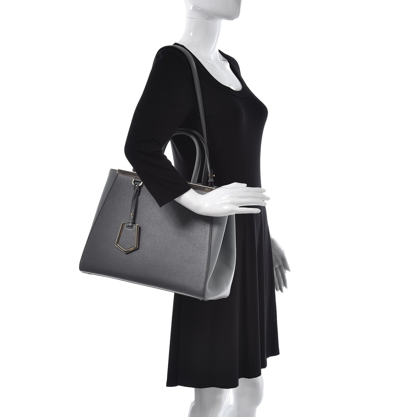 Vitello Elite Flamingo Regular 2Jours Tote Grigio Grigio Chiaro