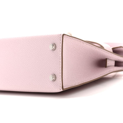 Hermes Epsom Mini Kelly Sellier 20 Mauve Pale 9 of 9