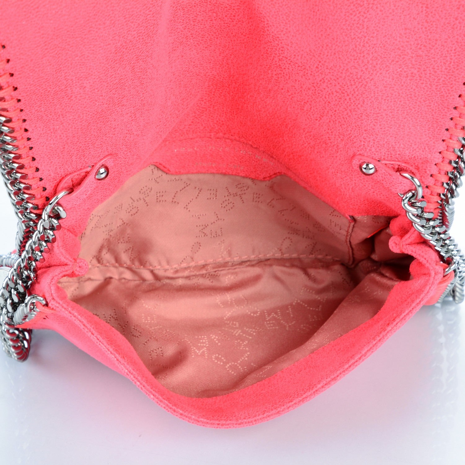 Stella McCartney Shaggy Deer Falabella Crossbody Bag Pink Fluorescent 5 of 9