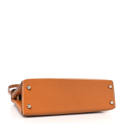 Hermes Veau Butler Mini Kelly Sellier 20 Natural Sable 4 of 12