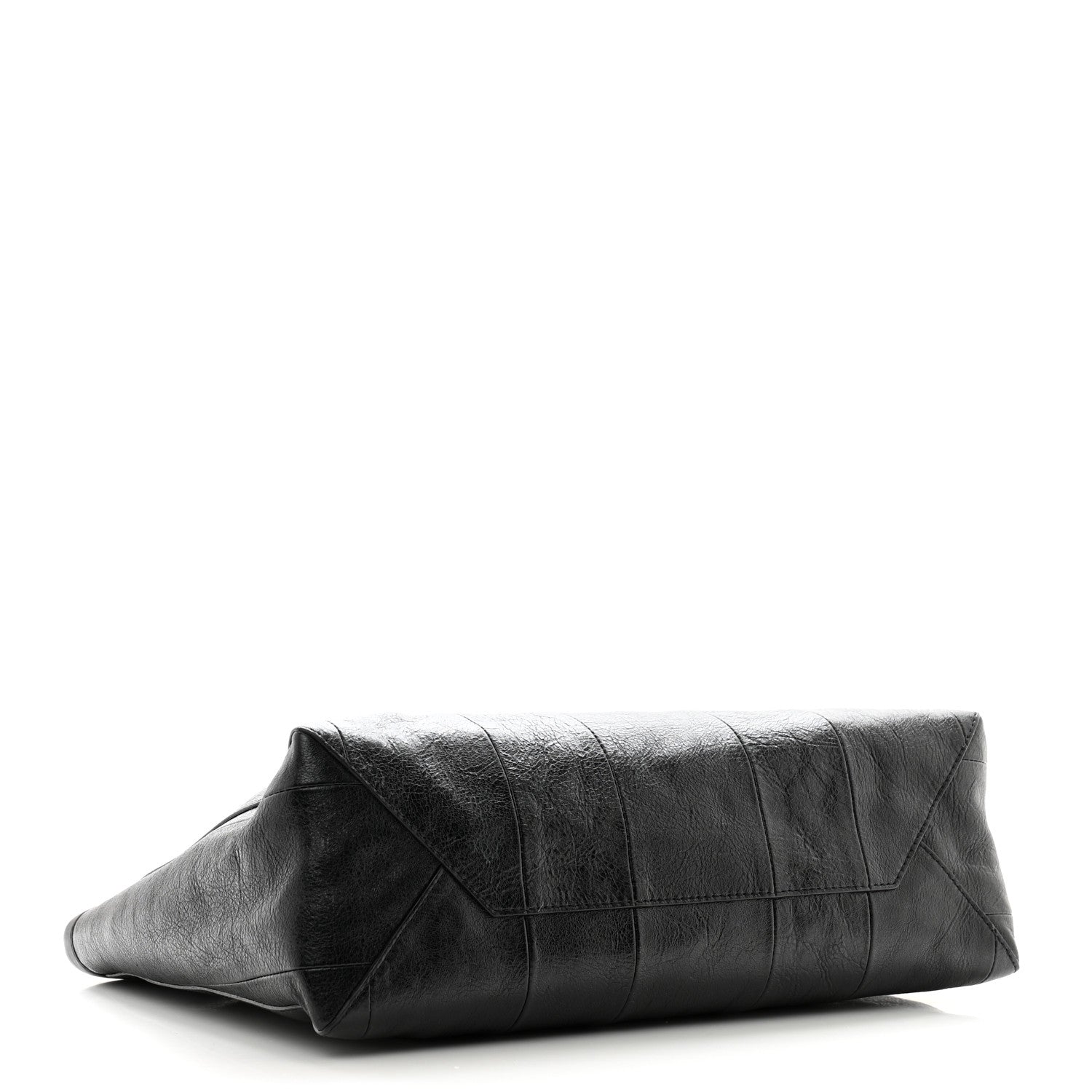 Balenciaga Agneau Arena Large Barbes Z Pouch with Handle Black 4 of 10