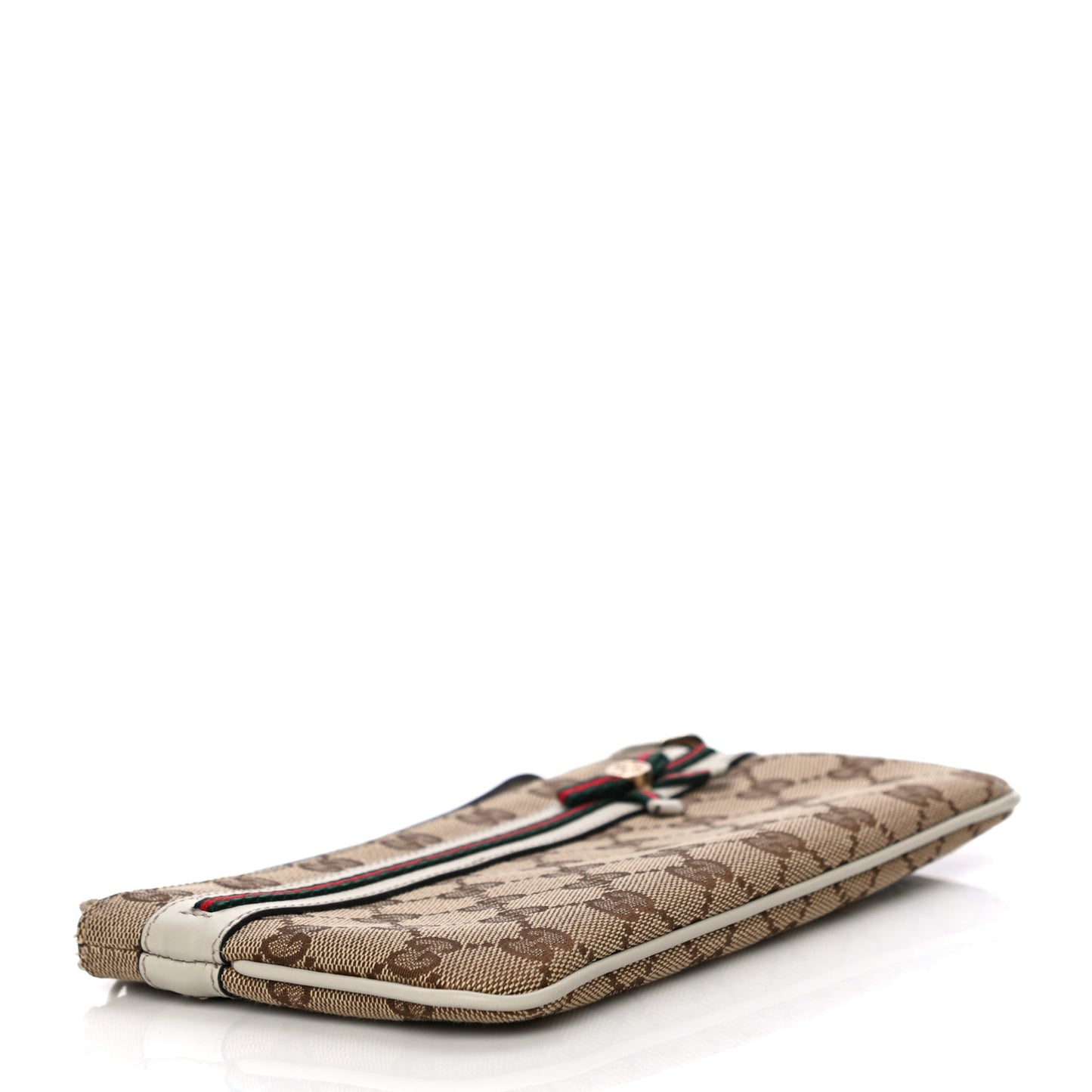 Monogram Mayfair Wristlet Off White