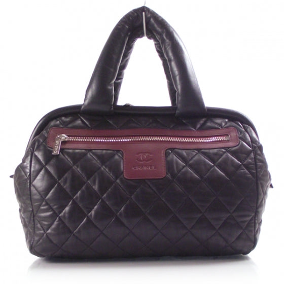 Chanel Lambskin Coco Cocoon Bowler Black 1 of 12