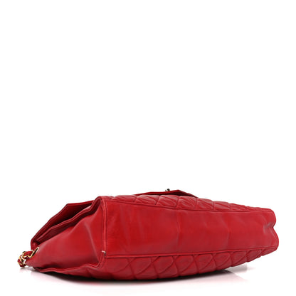 Chanel Lambskin Quilted Single Flap Red 4 of 11