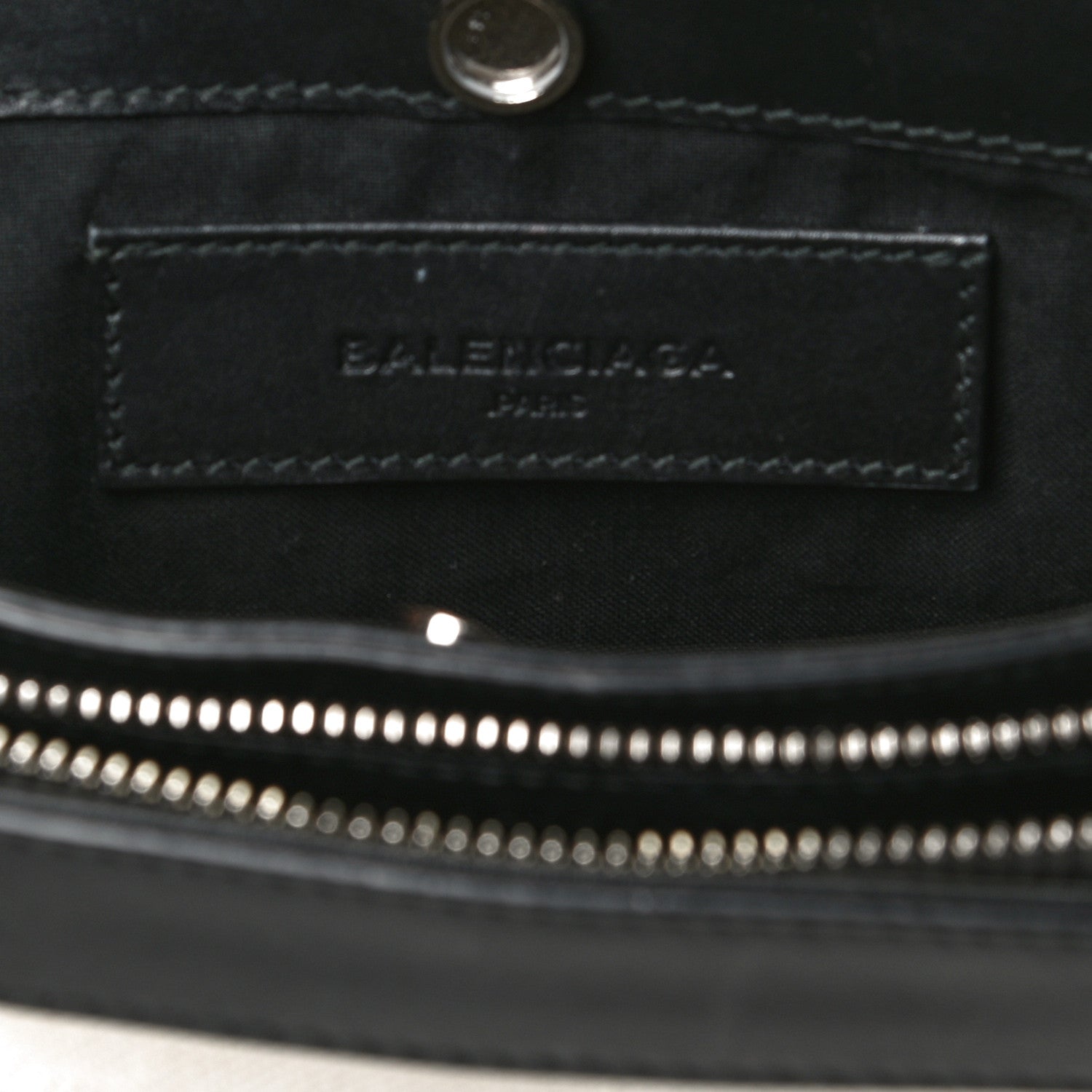 Balenciaga Cotton Canvas Pochette Crossbody Bag Black 5 of 9