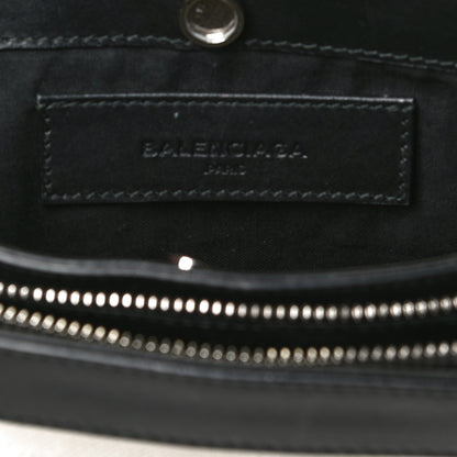 Balenciaga Cotton Canvas Pochette Crossbody Bag Black 5 of 9