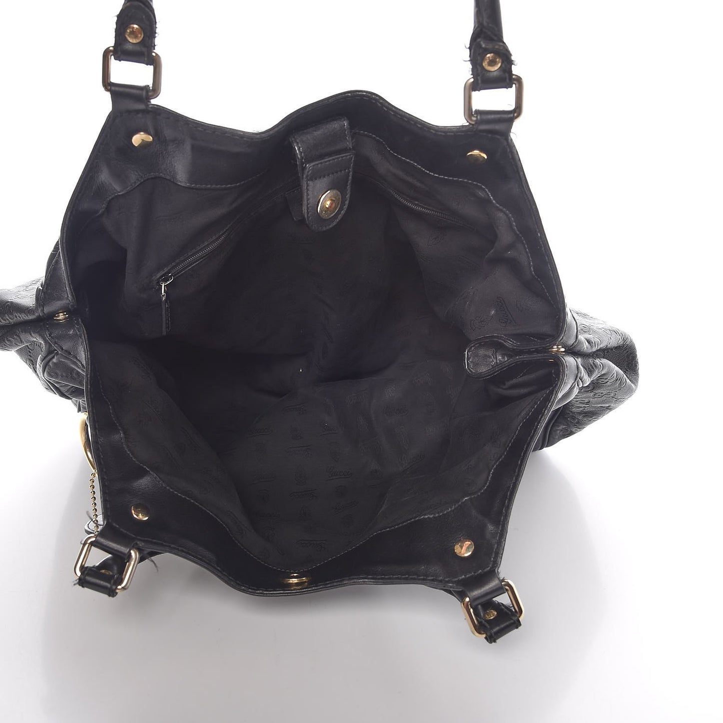 Guccissima Large Sukey Tote Black