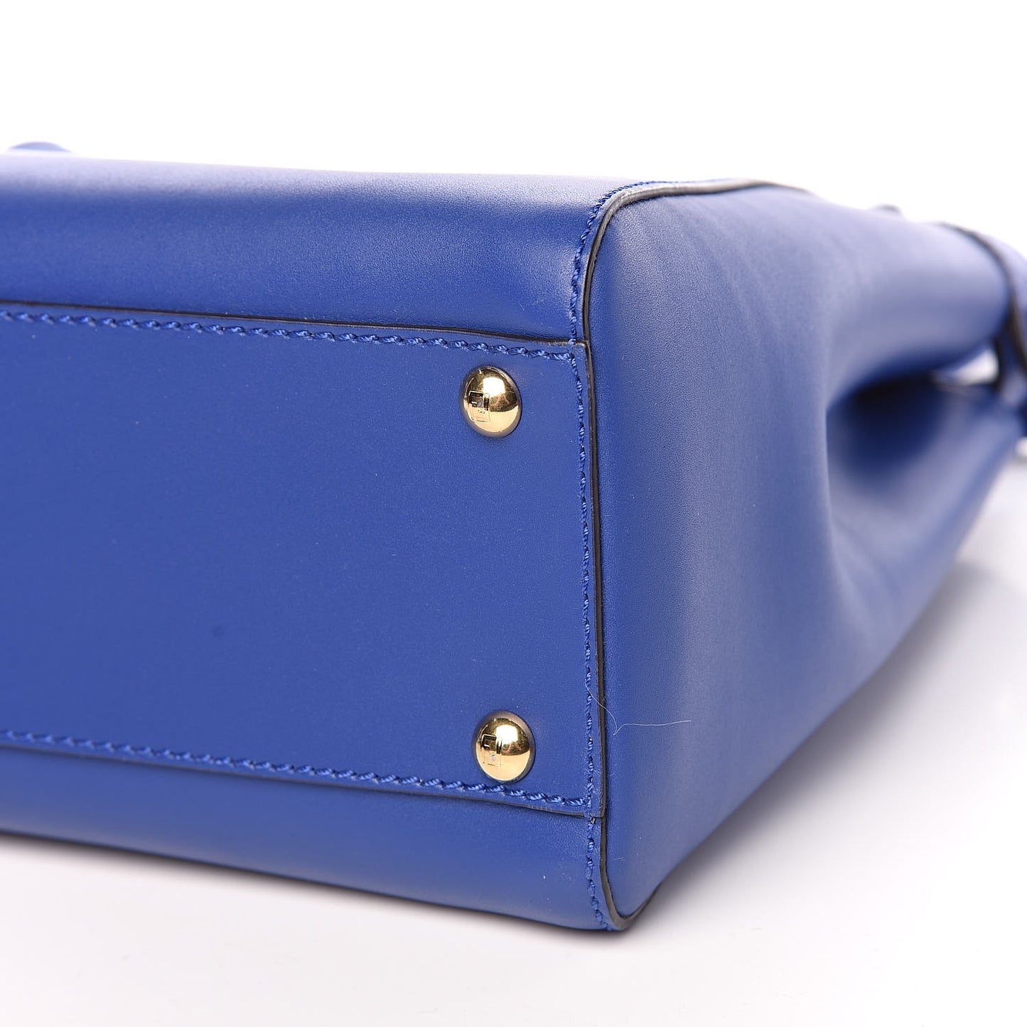 Vitello Morgan Fabric Jacquard Pequin Medium Peekaboo Iconic Satchel Blue Neon Tobacco