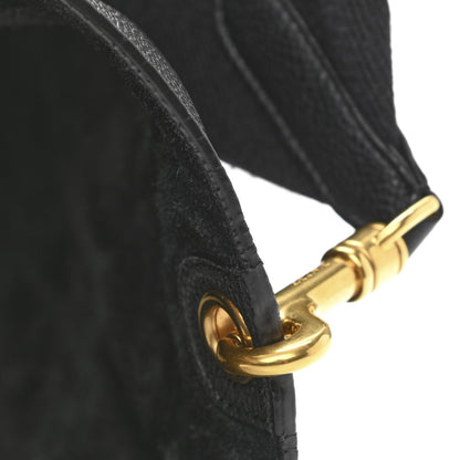 Celine Soft Grained Calfskin Sangle Bucket Bag Black 9 of 9