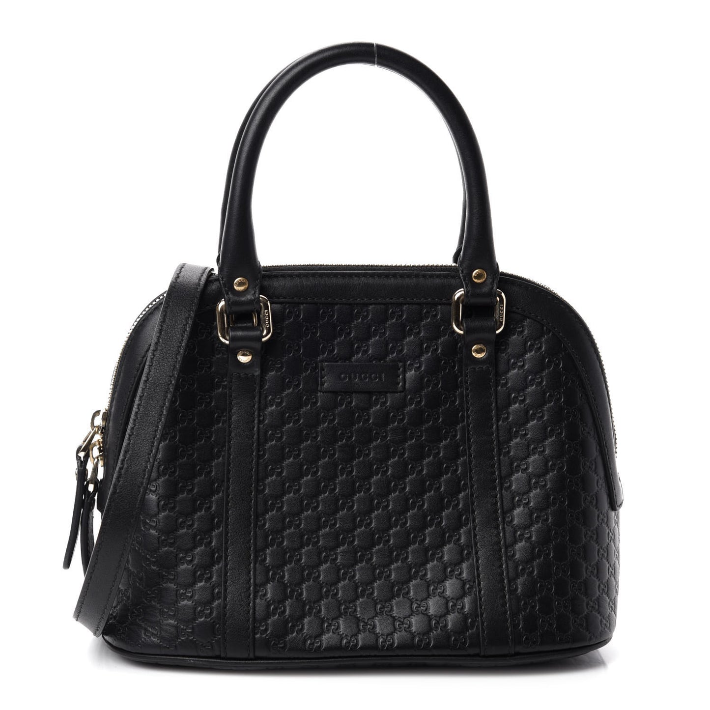 Microguccissima Mini Dome Bag Black