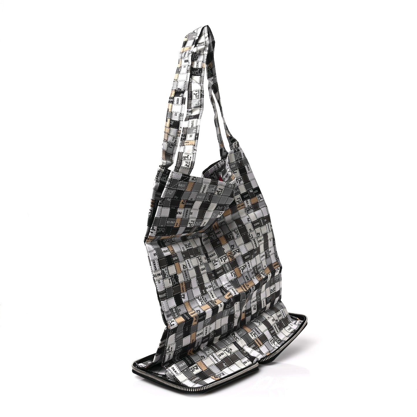 Silky Pop Bolduc Au Carre Shopper Tote Black