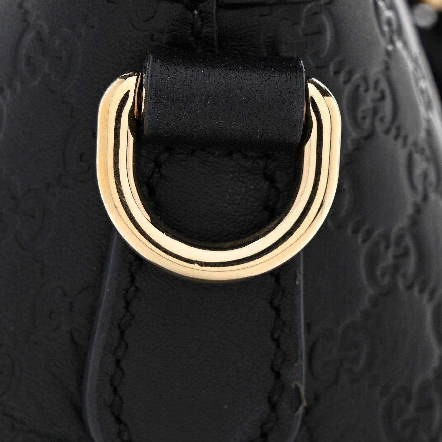 Gucci Soft Microguccissima Dome Satchel Black 11 of 14