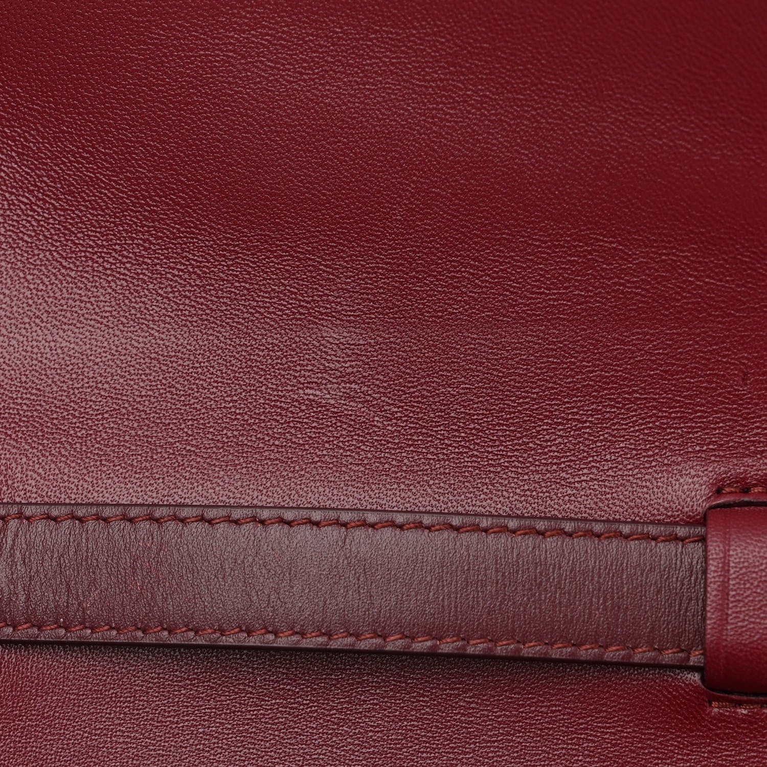 Celine Box Calfskin Small Classic Box Flap Bag Burgundy 13 of 18
