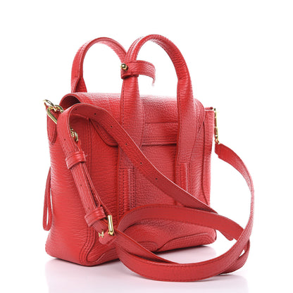 3.1 Phillip Lim 3.1 Textured Calfskin Mini Pashli Satchel Red 3 of 11