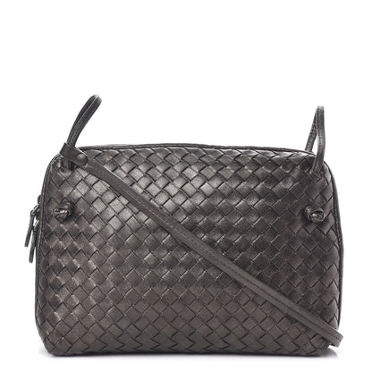 Bottega Veneta Metallic Nappa Intrecciato Nodini Crossbody Messenger Bronze 1 of 20