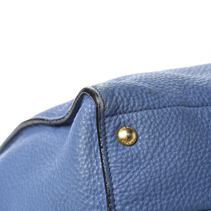 Prada Vitello Daino Tote Cobalto 17 of 23
