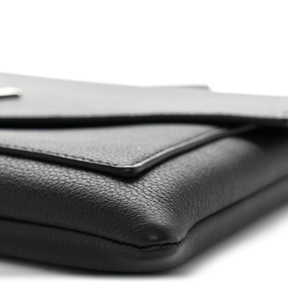 Louis Vuitton Soft Calfskin My Lockme Chain Pochette Black 9 of 9