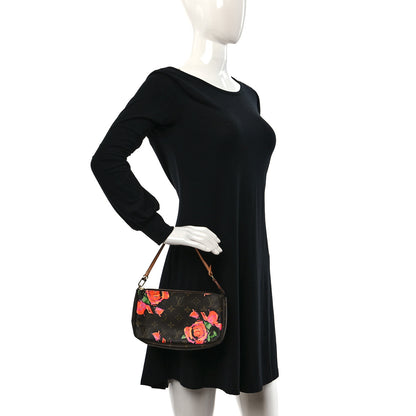 Louis Vuitton Monogram Roses Pochette Accessories 2 of 8