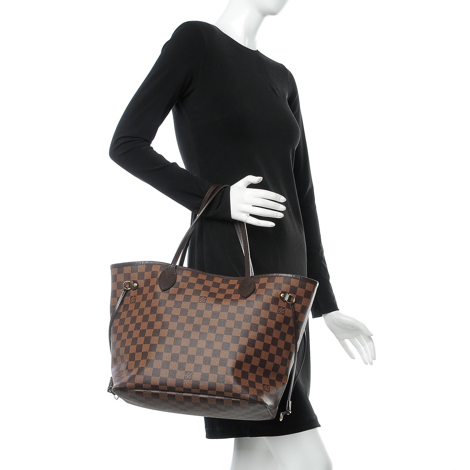 Louis Vuitton Damier Ebene Neo Neverfull MM 2 of 8