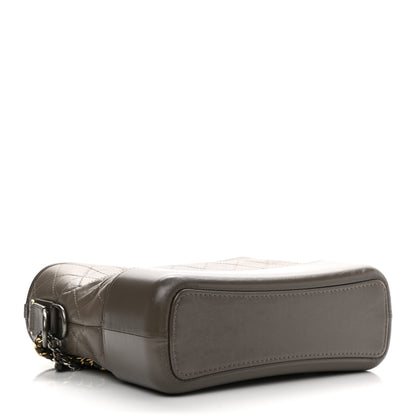 Chanel Aged Calfskin Quilted Medium Gabrielle Hobo Grey 4 of 12