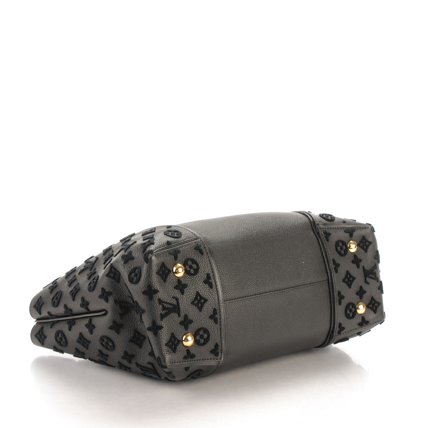 Louis Vuitton Veau Cachemire Tote W PM Black 4 of 7