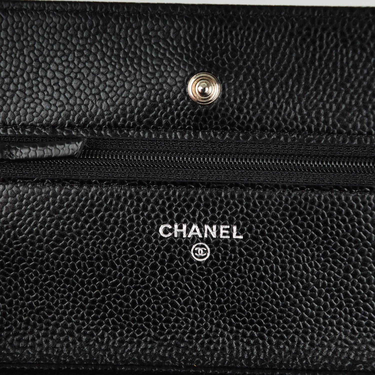 Chanel Caviar Quilted Wallet On Chain WOC Black 6 of 8