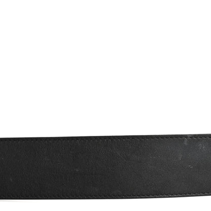 Gucci Moon Calfskin Pearl Double G 40mm Belt 75 30 Black Cream 6 of 8