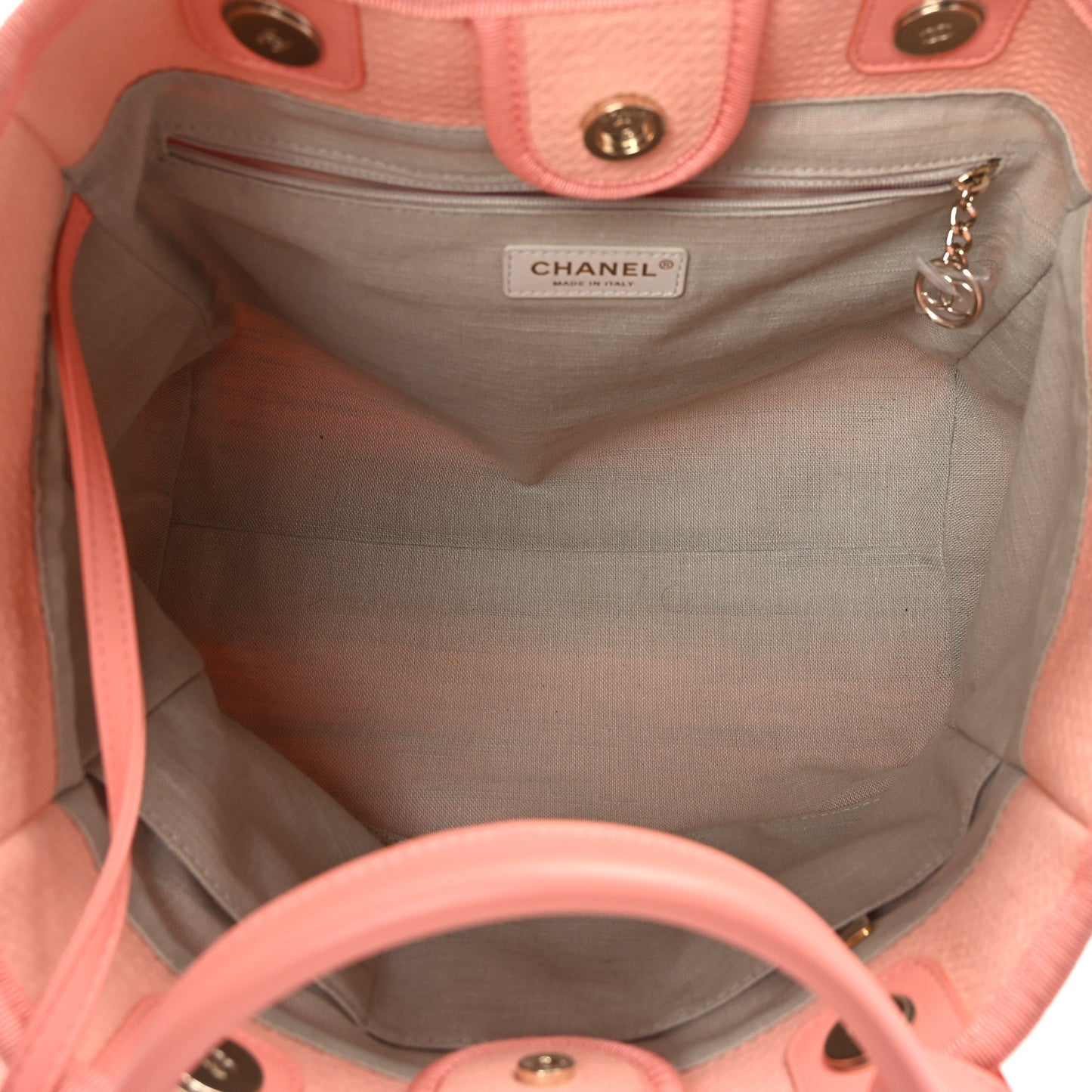 Mixed Fibers Small Deauville Tote Light Orange